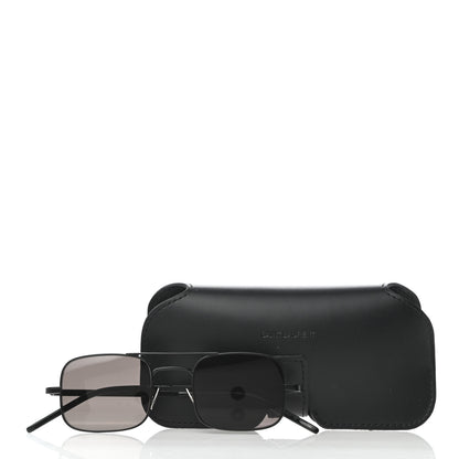 Saint Laurent Rectangular SL 331 Sunglasses Black 8 of 8