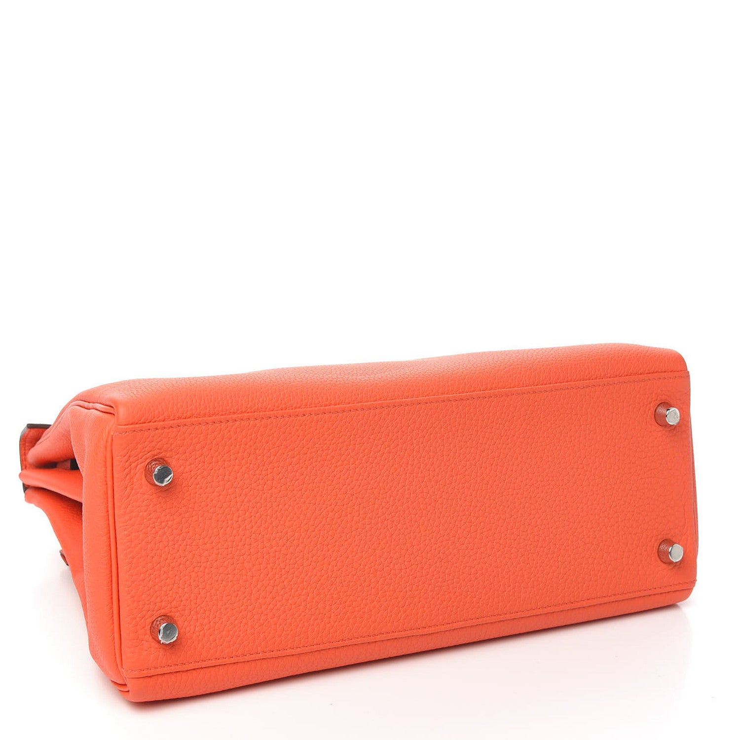 Hermes Togo Kelly Retourne 28 Poppy Orange 4 of 34