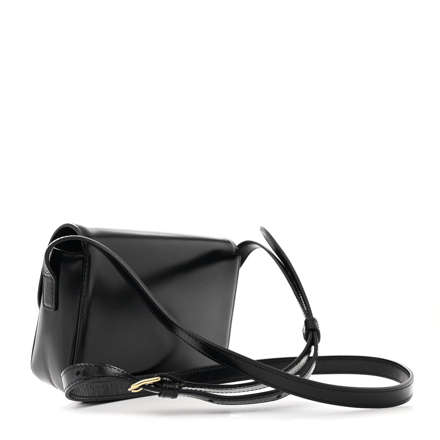 Shiny Calfskin Nano Triomphe Black