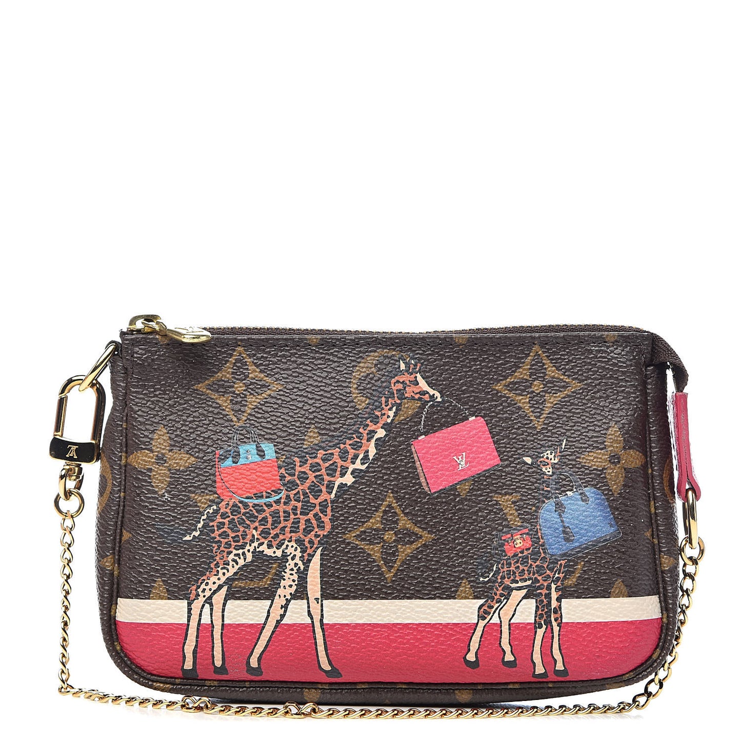 Monogram 2017 Christmas Animation Mini Pochette Accessories