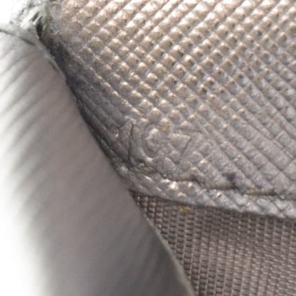 Prada Saffiano Metal Bi-Fold Wallet Cromo 8 of 8