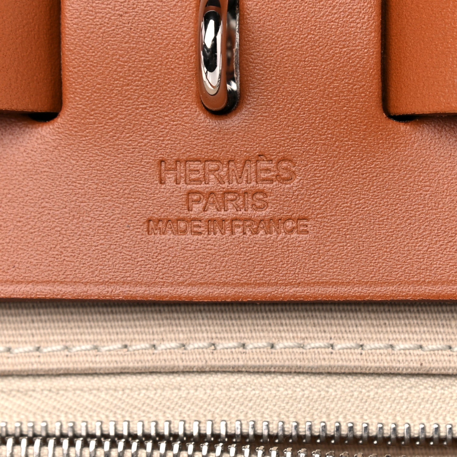 Hermes Vache Hunter Toile Herbag Zip 31 PM Trench Gold 7 of 16