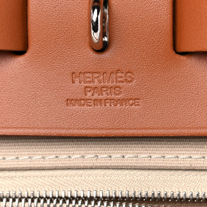 Hermes Vache Hunter Toile Herbag Zip 31 PM Trench Gold 7 of 16