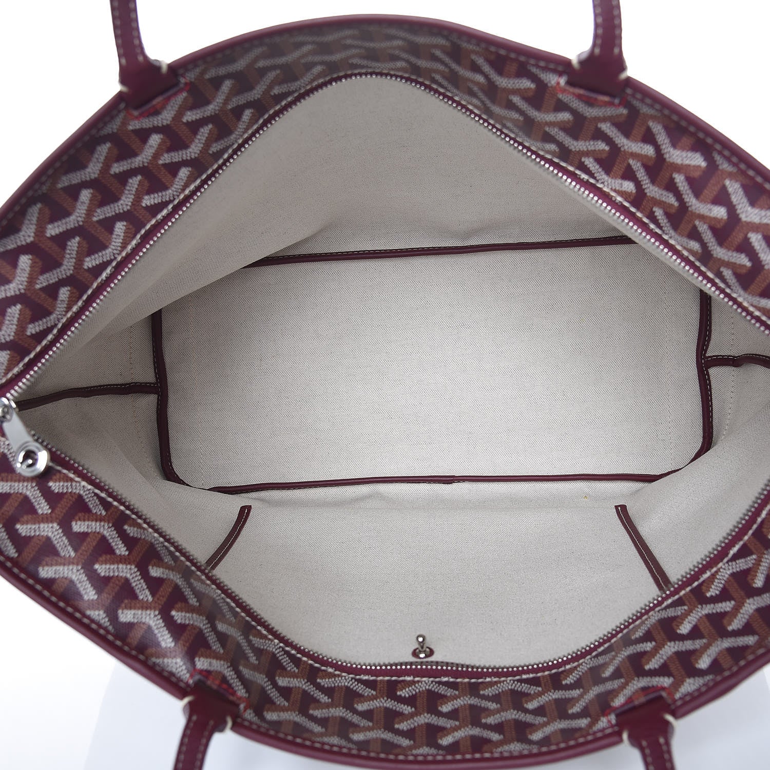 Goyard Goyardine Artois MM Burgundy 5 of 9
