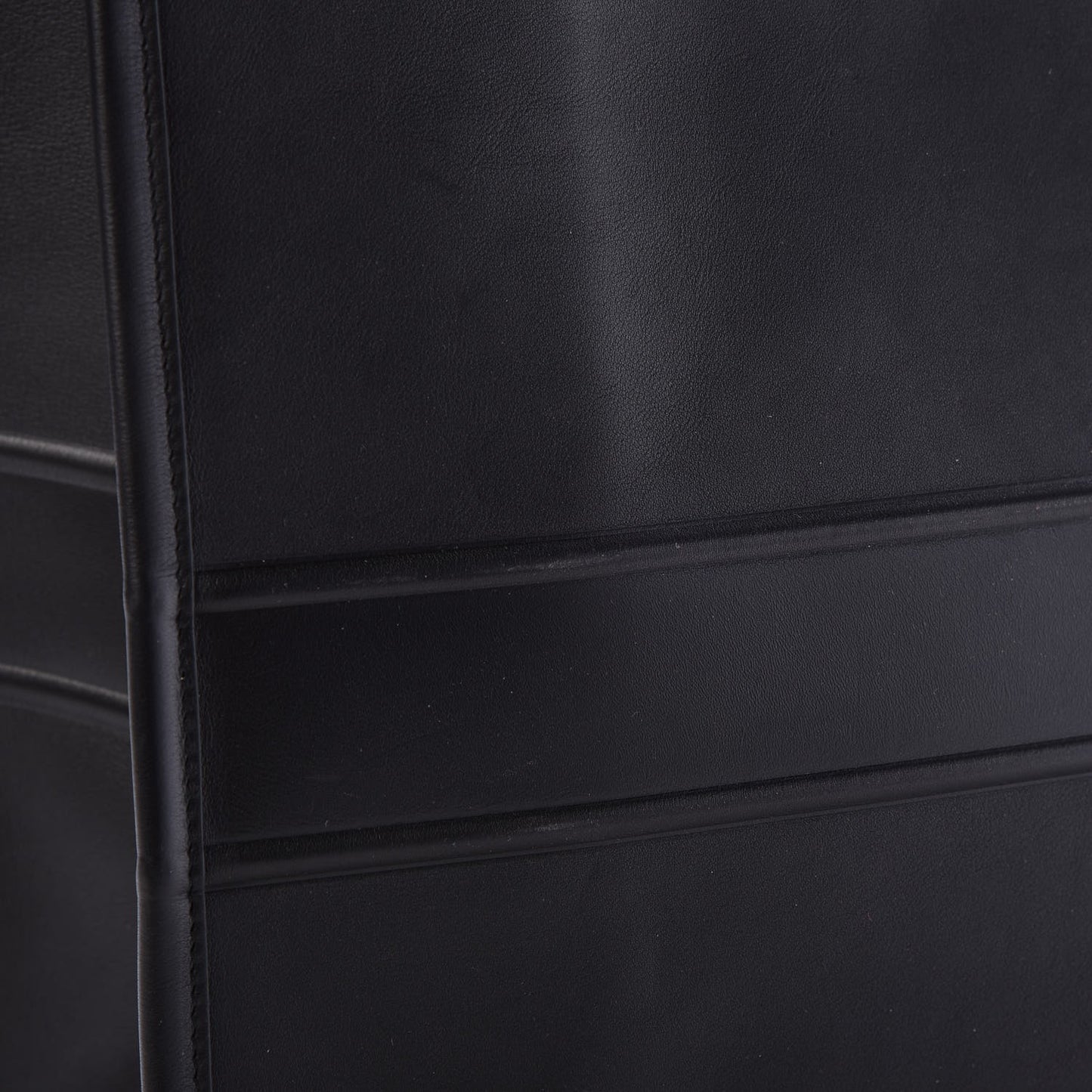 Calfskin Large Surrealism Book Tote Black