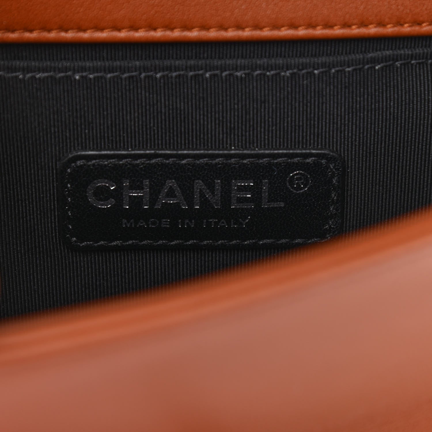 Chanel Calfskin Embossed Small Cordoba Boy Flap Brown 6 of 9