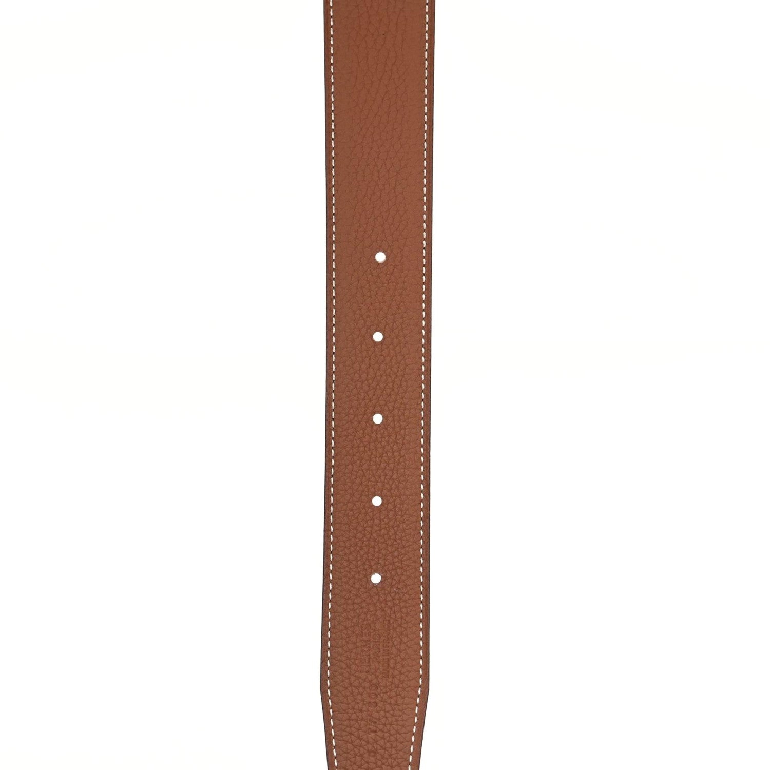 Hermes Box Togo 32mm H Belt 85 Black Gold 5 of 8