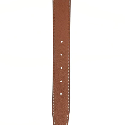 Hermes Box Togo 32mm H Belt 85 Black Gold 5 of 8