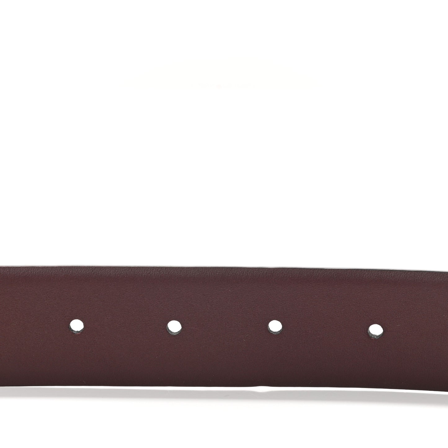 Calfskin CC Reversible Belt 75 Black Burgundy