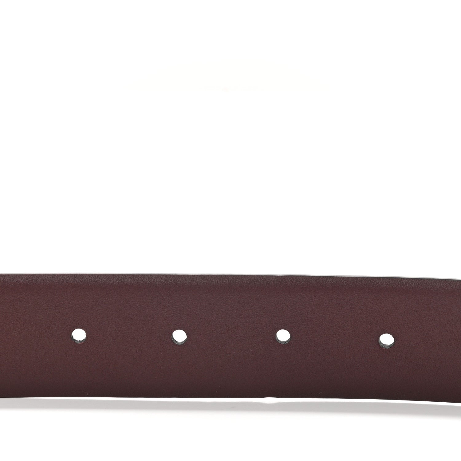 Chanel Calfskin CC Reversible Belt 75 Black Burgundy 4 of 6