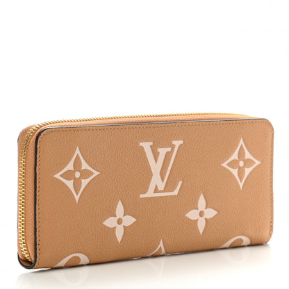 Louis Vuitton Empreinte Monogram Giant Clemence Wallet Arizona Creme 3 of 7