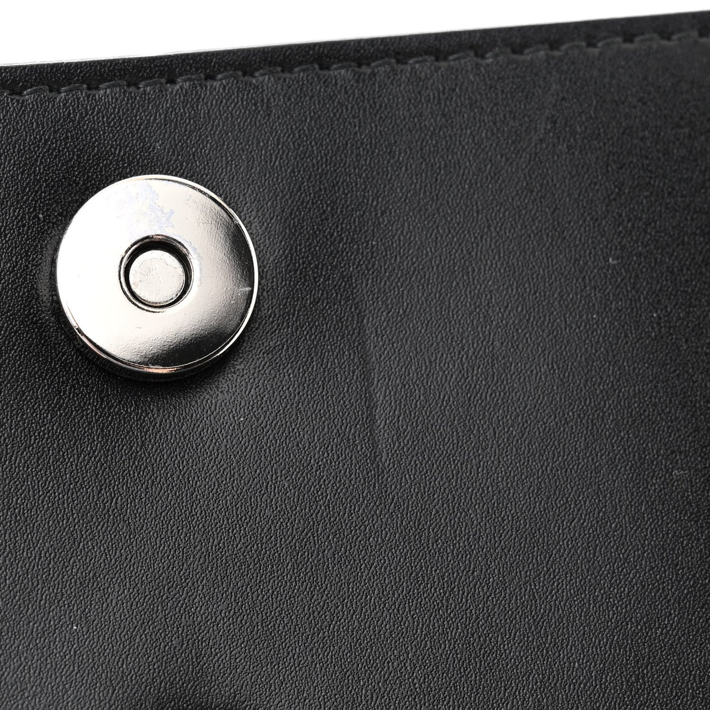 ALEXANDER MCQUEEN Denim Calfskin Small Slash Bag Blue Black