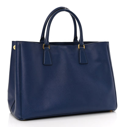 Prada Saffiano Lux Large Tote Bluette 2 of 14