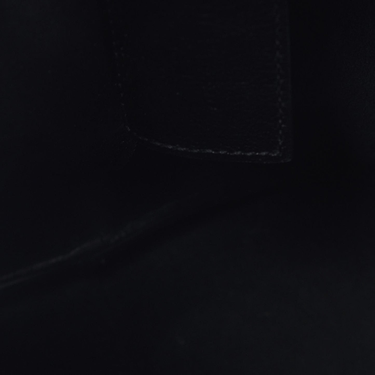 Calfskin Large Shopping Tote Black
