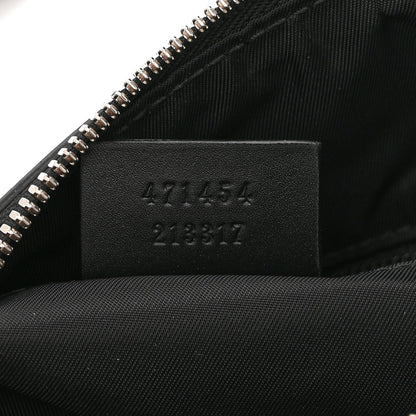 Gucci GG Supreme Monogram Web Messenger Bag Black 7 of 10