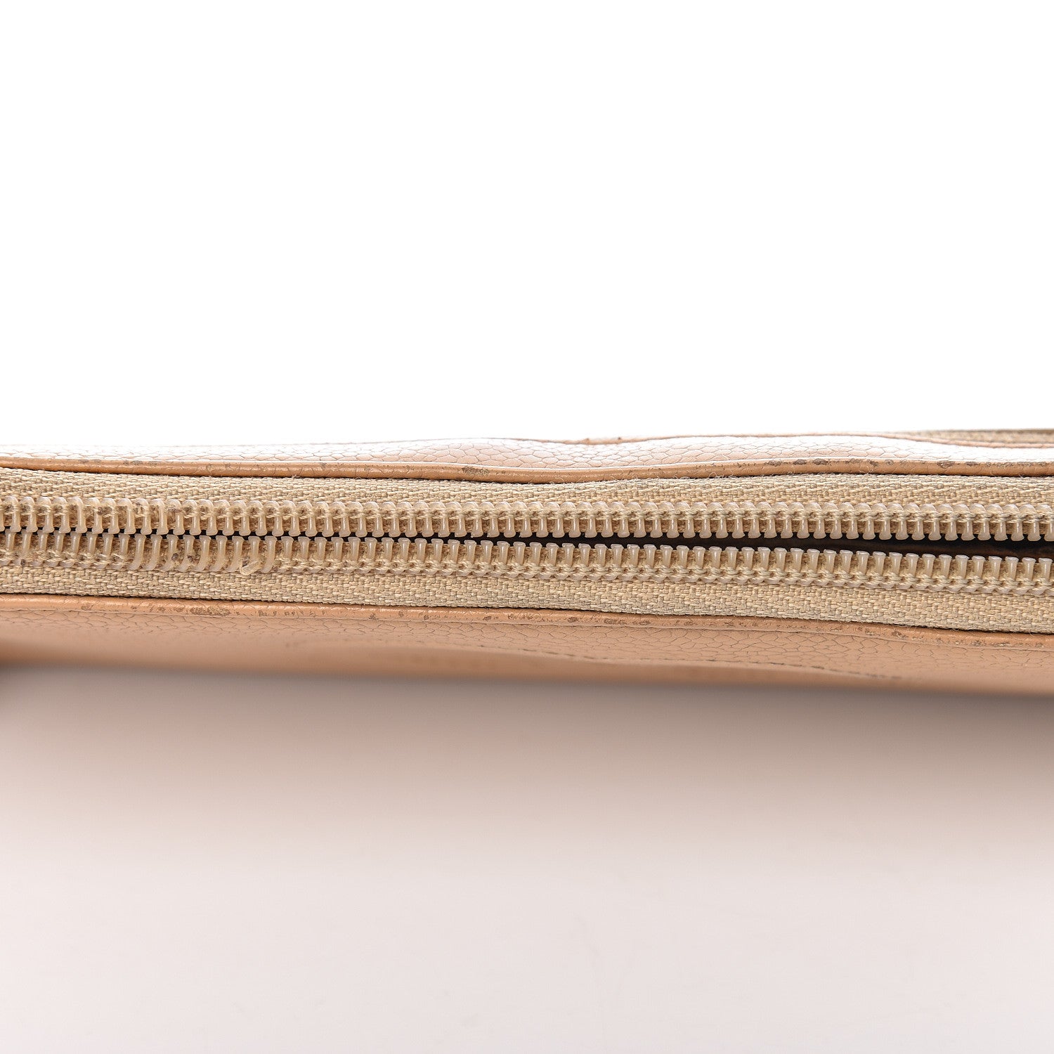 Chanel Caviar Large Timeless CC Zip Around Wallet Beige 17 of 28