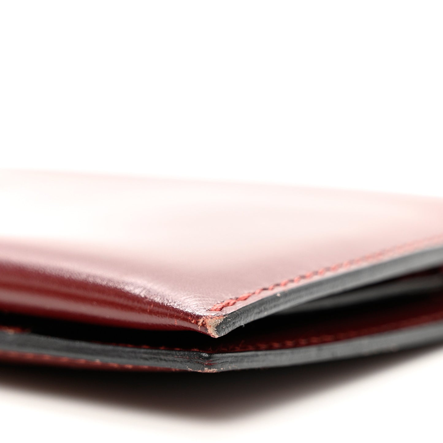 Box Bearn Gusset Wallet Rouge H