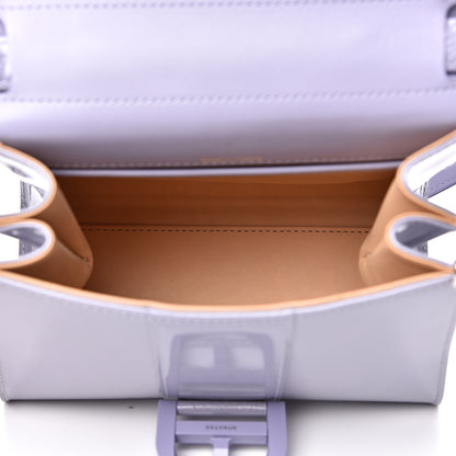 Delvaux Patent Grained Calfskin Mini Brillant Satchel Light Purple 4 of 11