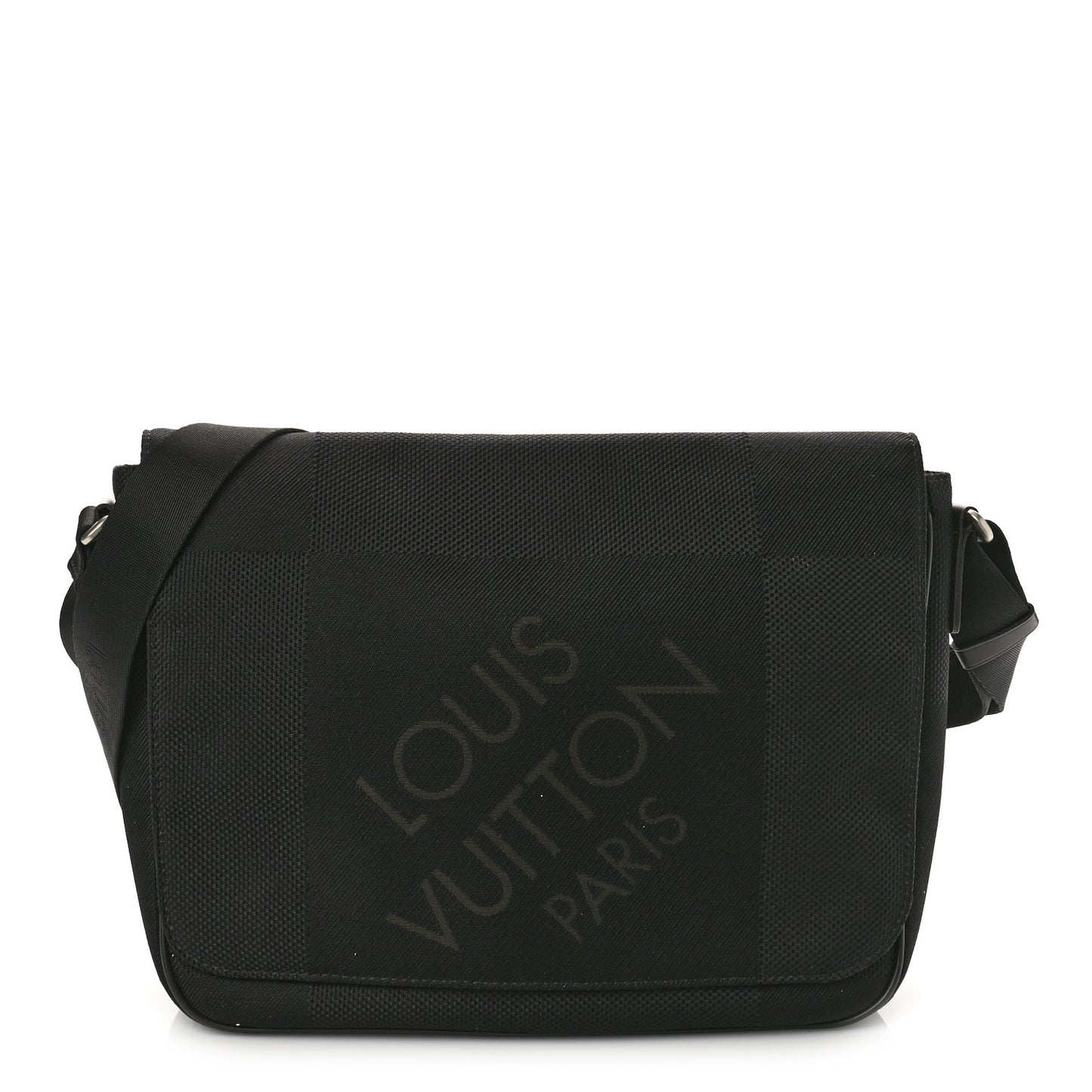 Damier Geant Petit Messenger Bag Black