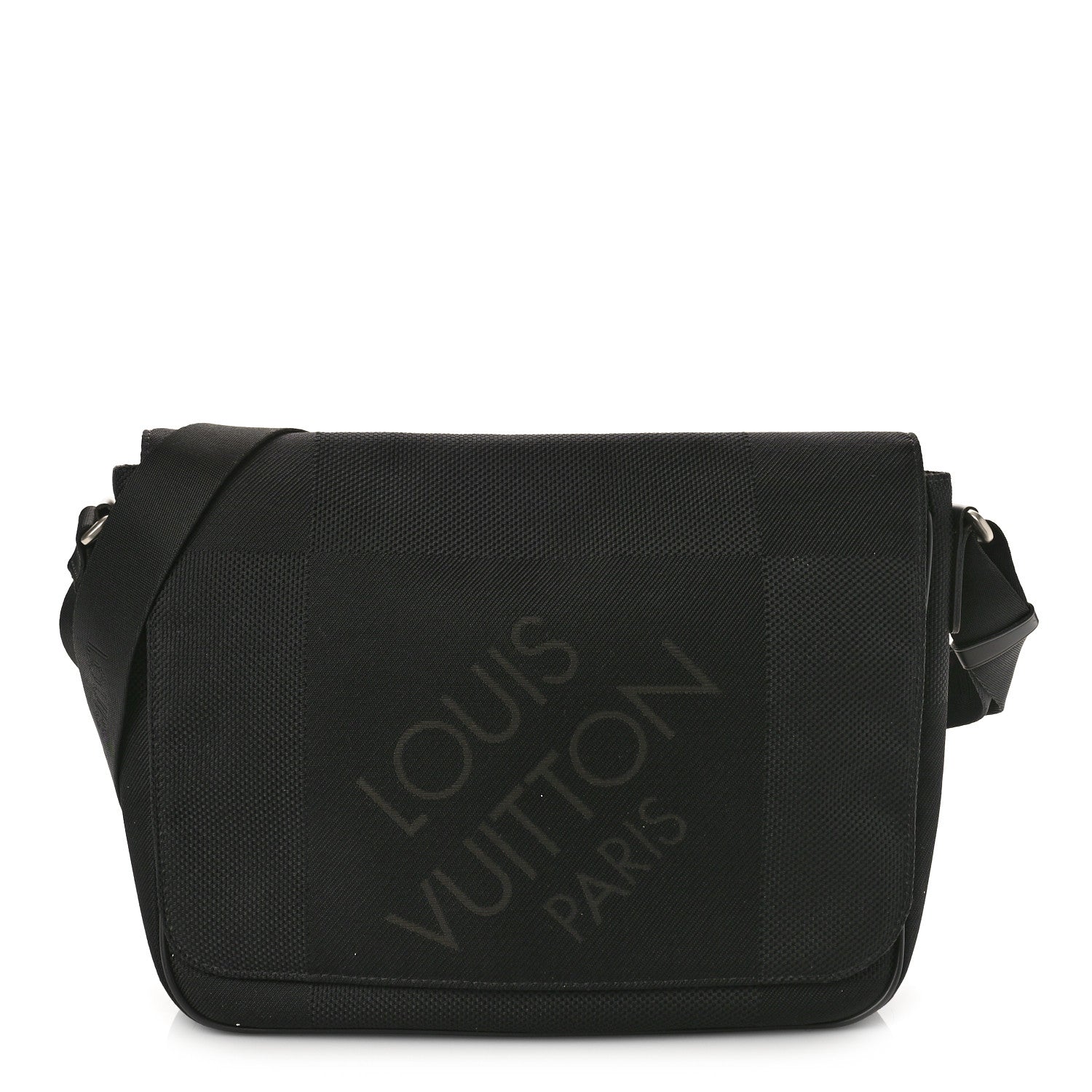Louis Vuitton Damier Geant Petit Messenger Bag Black 1 of 8