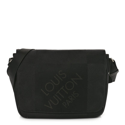 Louis Vuitton Damier Geant Petit Messenger Bag Black 1 of 8