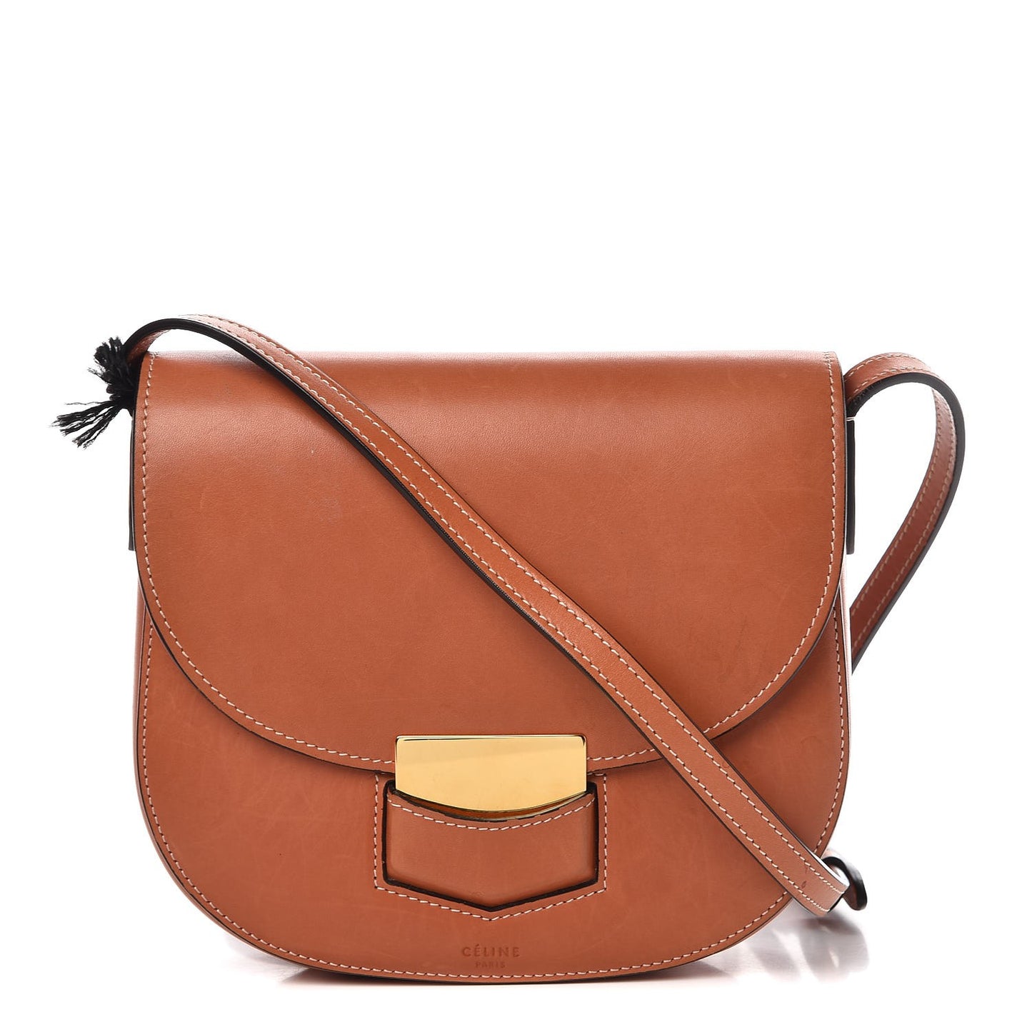 Supersoft Calfskin Small Trotteur Terracotta