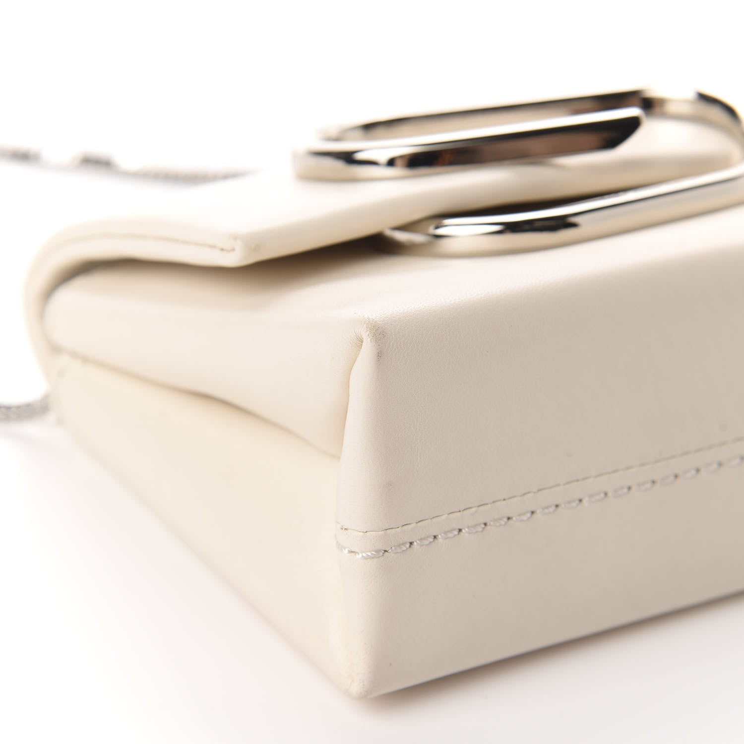 3.1 Phillip Lim 3.1 Calfskin Alix Soft Flap Clutch White 6 of 13