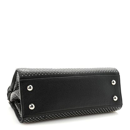 Jimmy Choo Studded Calfskin Rosalie Satchel Black 4 of 9