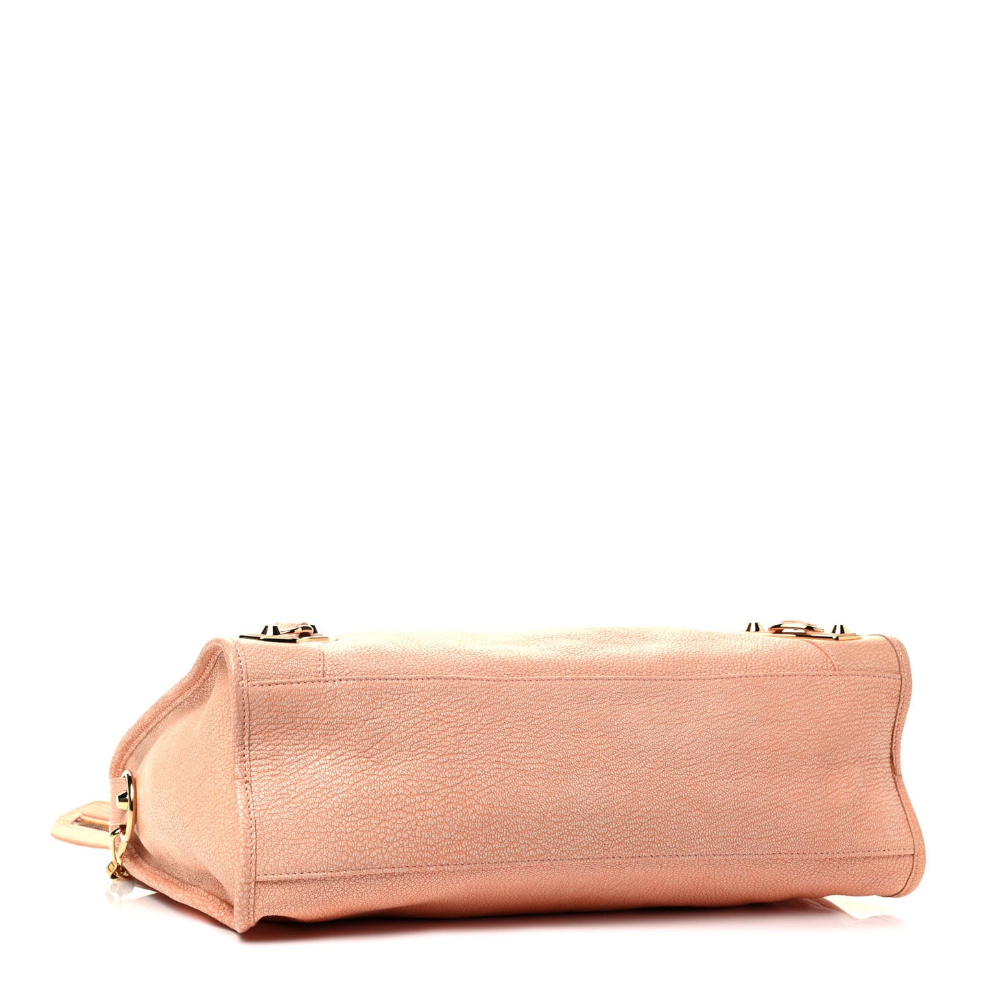 Chevre Gold Metallic Edge Hardware City Rose Peach
