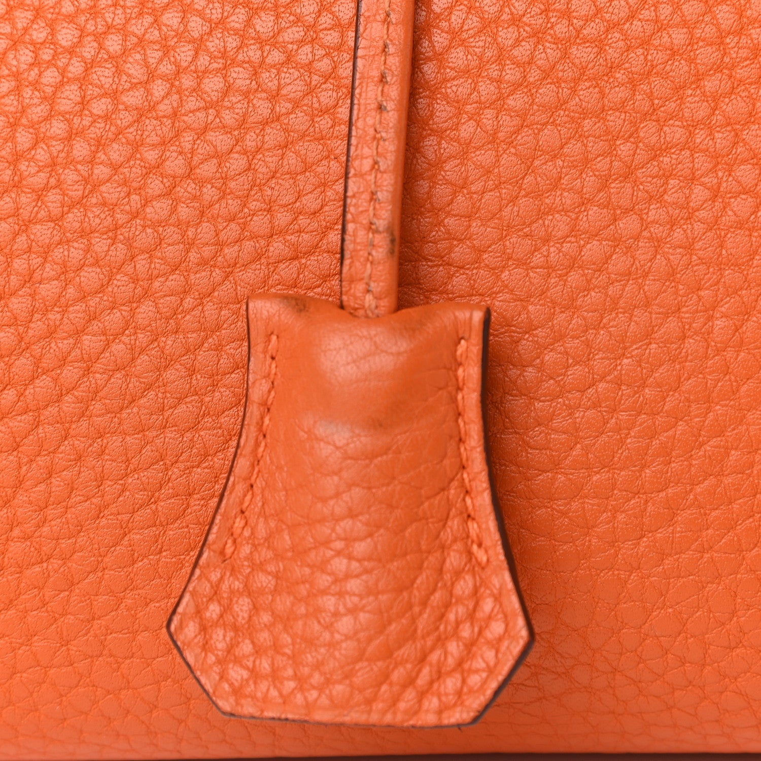 Hermes Togo Kelly Retourne 35 Orange 11 of 14