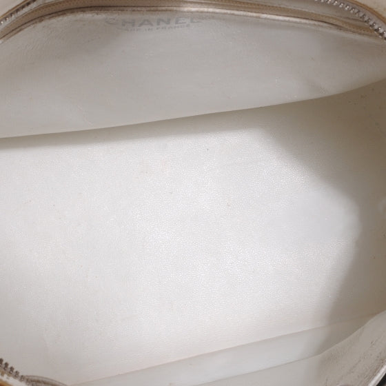 Patent Medallion Tote Yellow