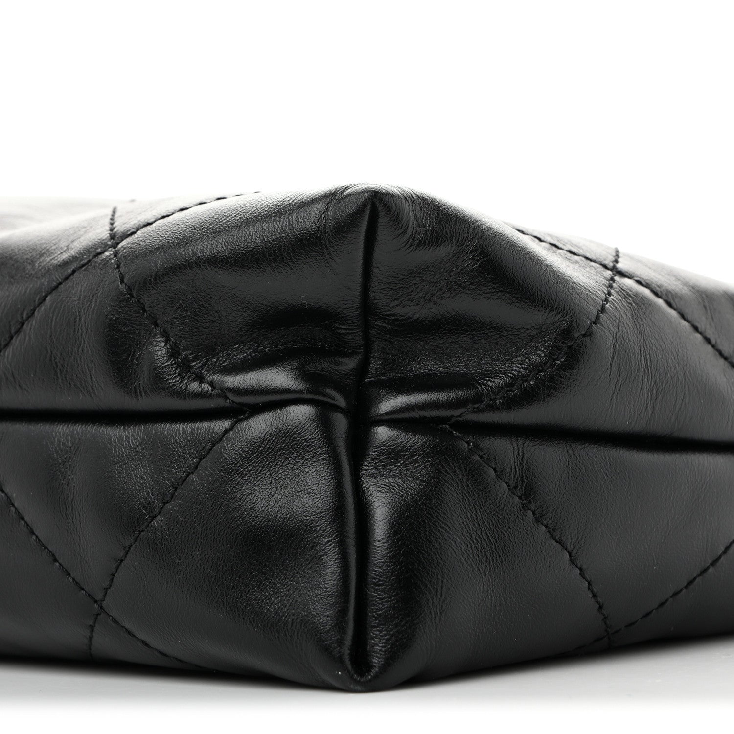 Chanel Shiny Calfskin Quilted Small Chanel 22 Black 11 of 13