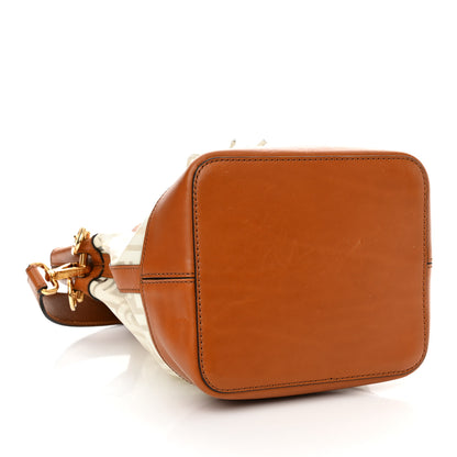 Fendi TPU FF Vitello Aura F is Fendi Grande Mon Tresor Bucket Bag White Cuoio 4 of 15