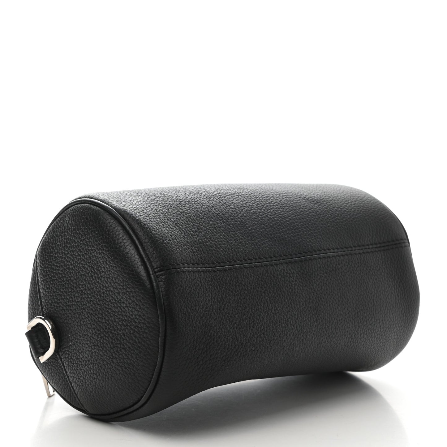HOMME Grained Calfskin Mens Roller Pouch Black