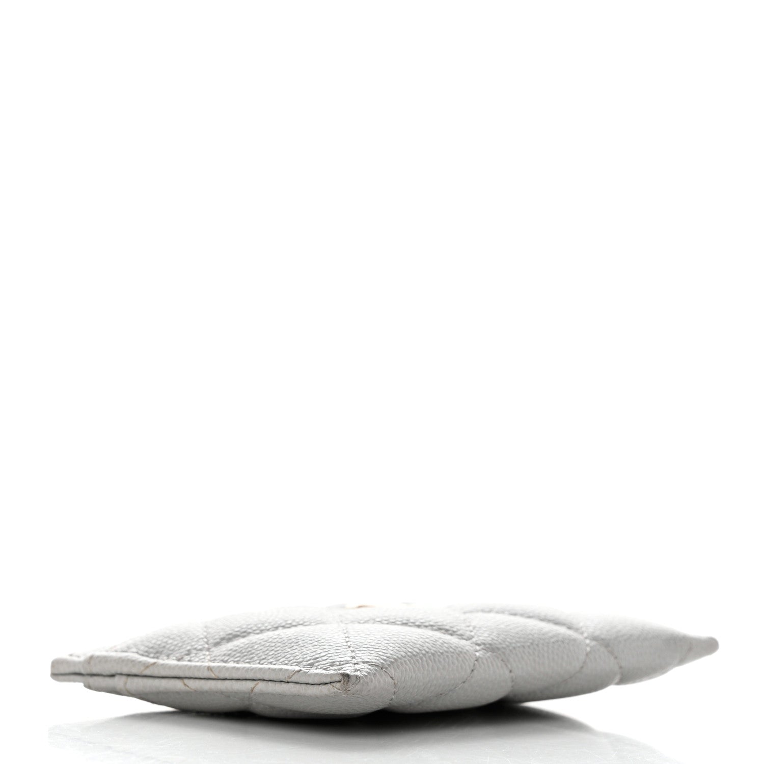 Chanel Caviar Quilted Card Holder Grey 4 of 9