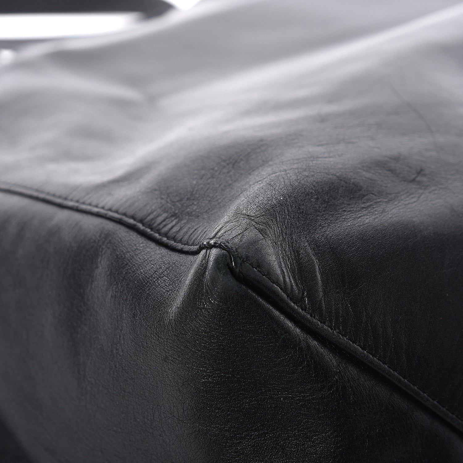Celine Lambskin Horizontal Cabas Black 16 of 16
