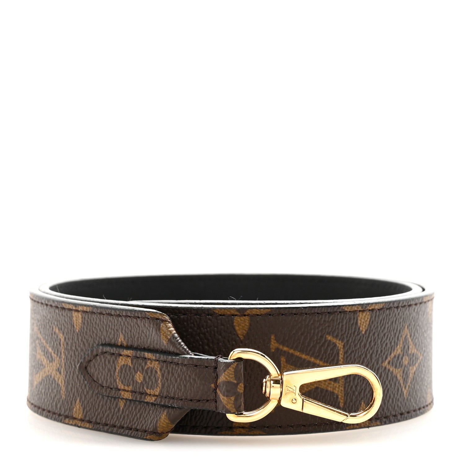 Louis Vuitton Monogram Bandouliere Shoulder Strap Black 1 of 5