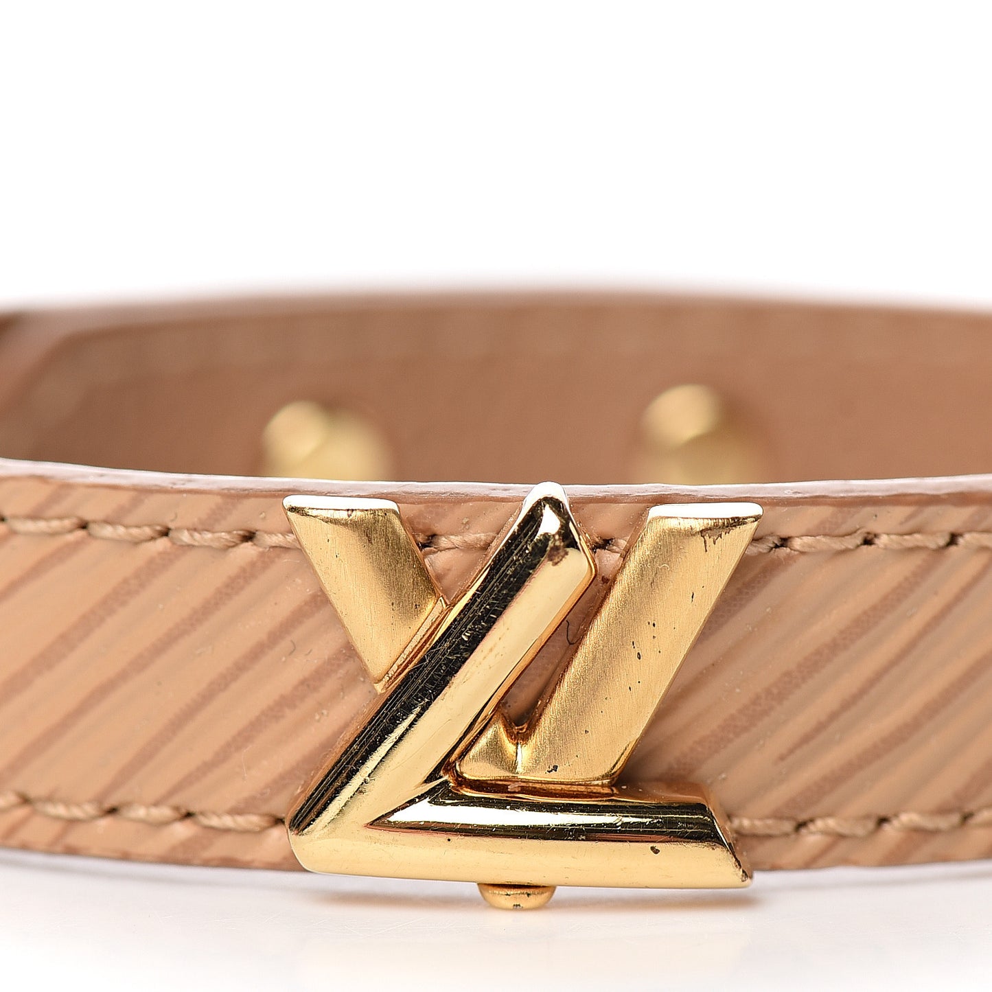 Epi Twist It Bracelet 17 Camel