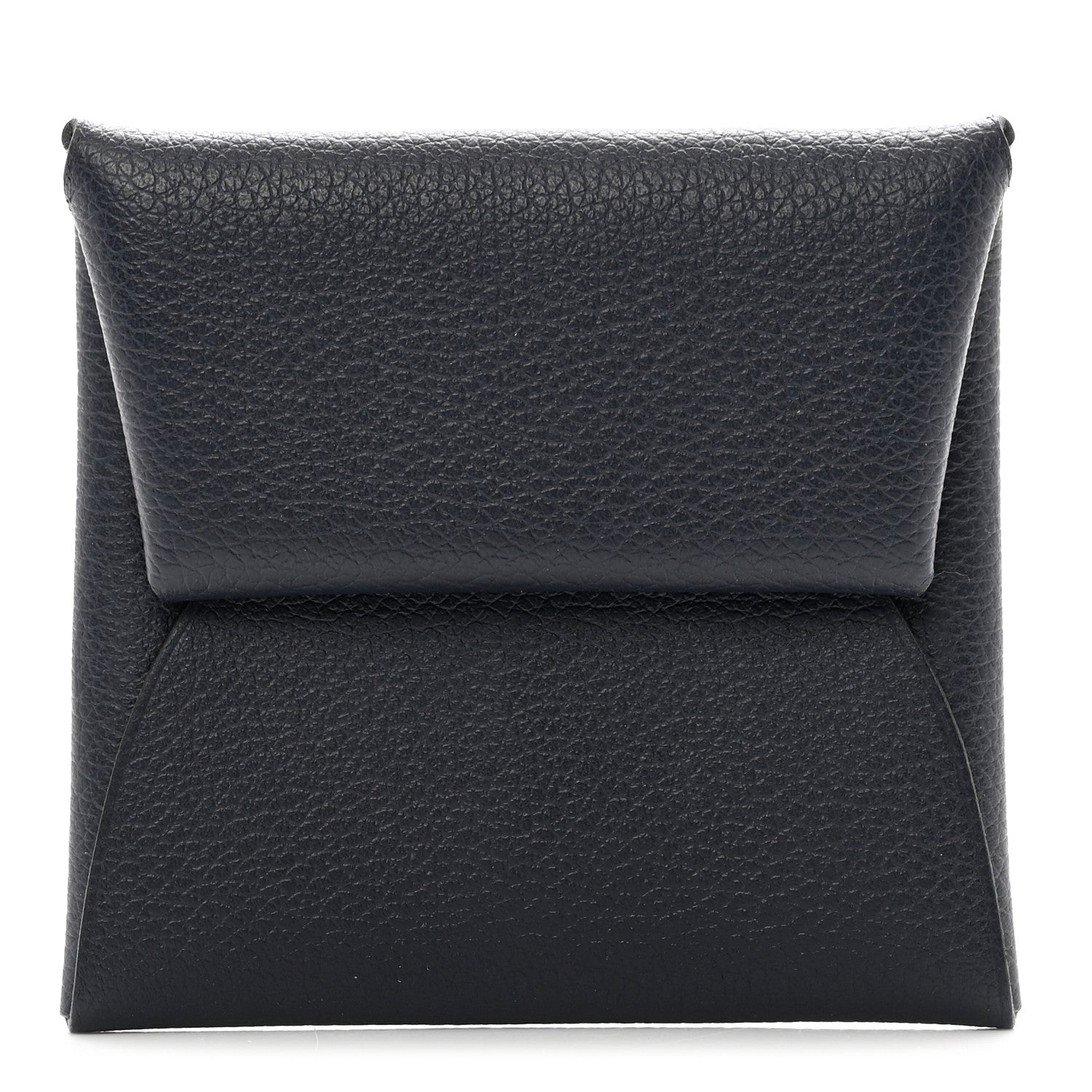 Hermes Chevre Mysore Bastia Coin Purse Bleu Indigo 1 of 7