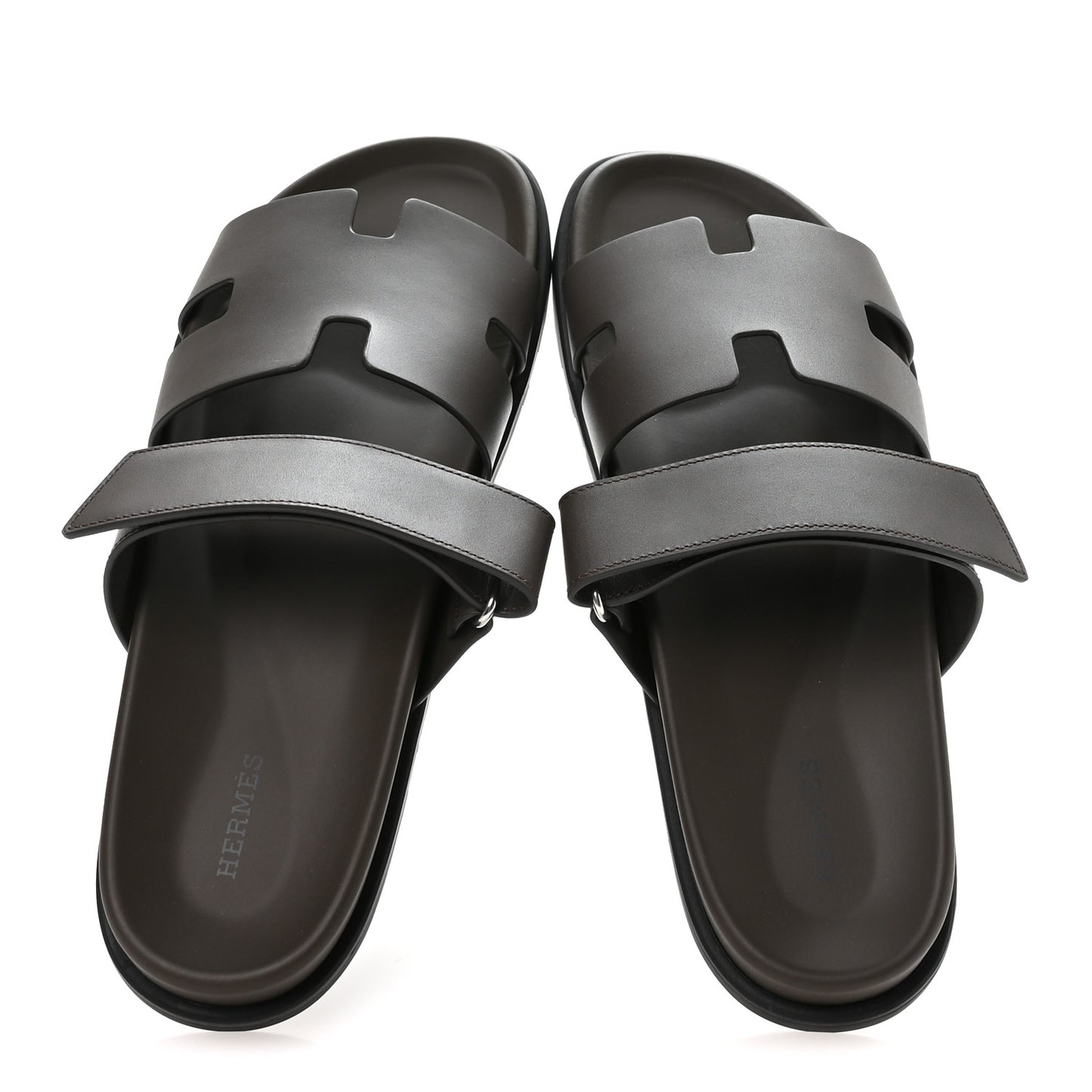 Calfskin Mens Chypre Sandals 43 Ecorce