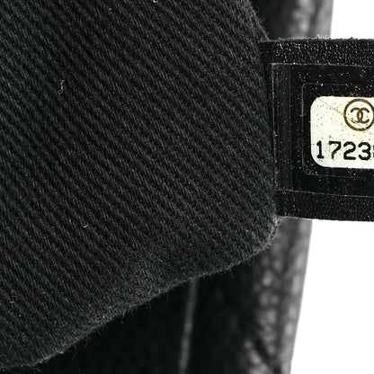 Chanel Caviar Quilted CC Timeless Soft Tote Black 12 of 15