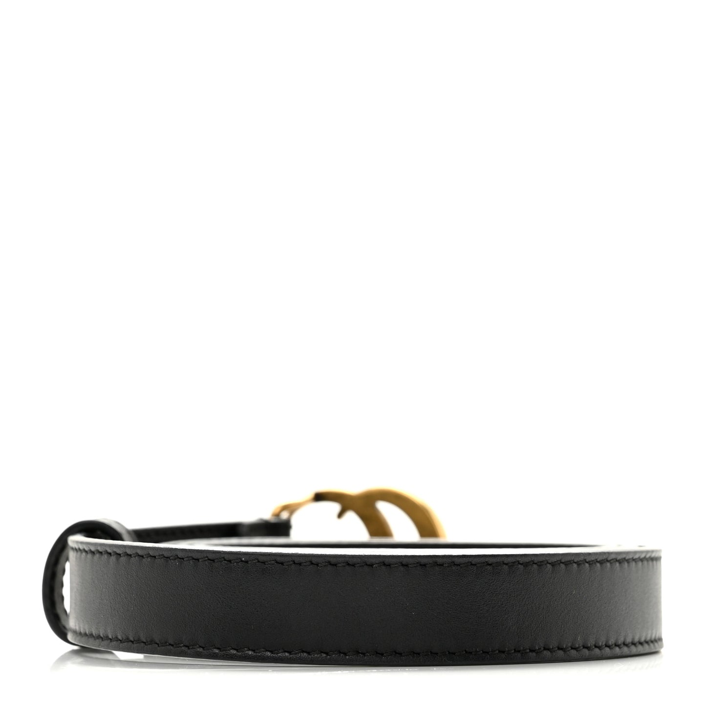 Calfskin Double G 20mm Belt 90 36 Black