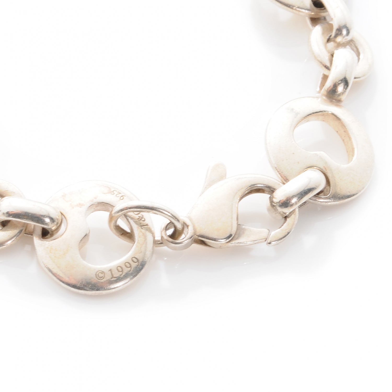 Tiffany Sterling Silver Heart Stencil Bracelet 3 of 4