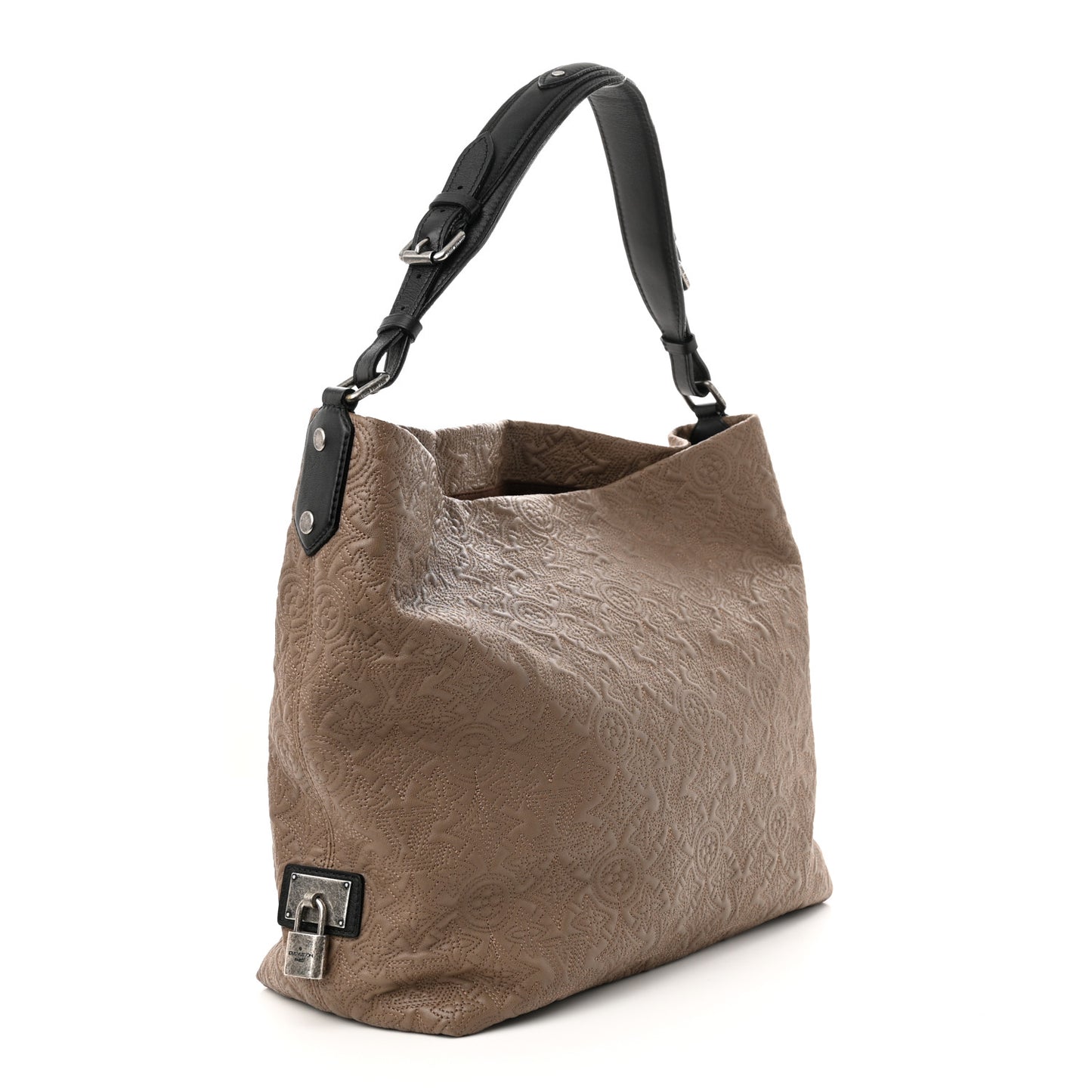Monogram Lambskin Antheia Hobo PM Fumee