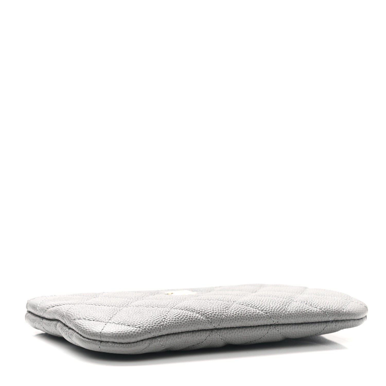 Chanel Caviar Quilted Small Cosmetic Case Grey 4 of 8