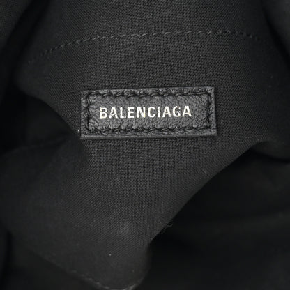 Balenciaga Arena Calfskin Small Monaco Chain Shoulder Bag Black 6 of 10
