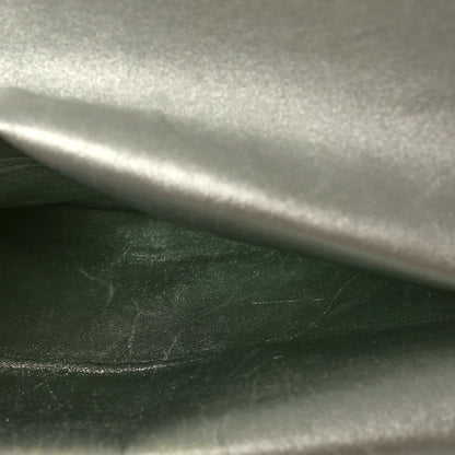 Chanel Metallic Lambskin Quilted Maxi Double Flap Green 6 of 17