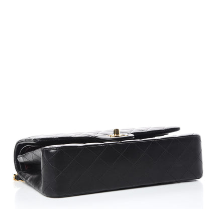 Chanel Lambskin Quilted Medium Double Flap Black 4 of 10
