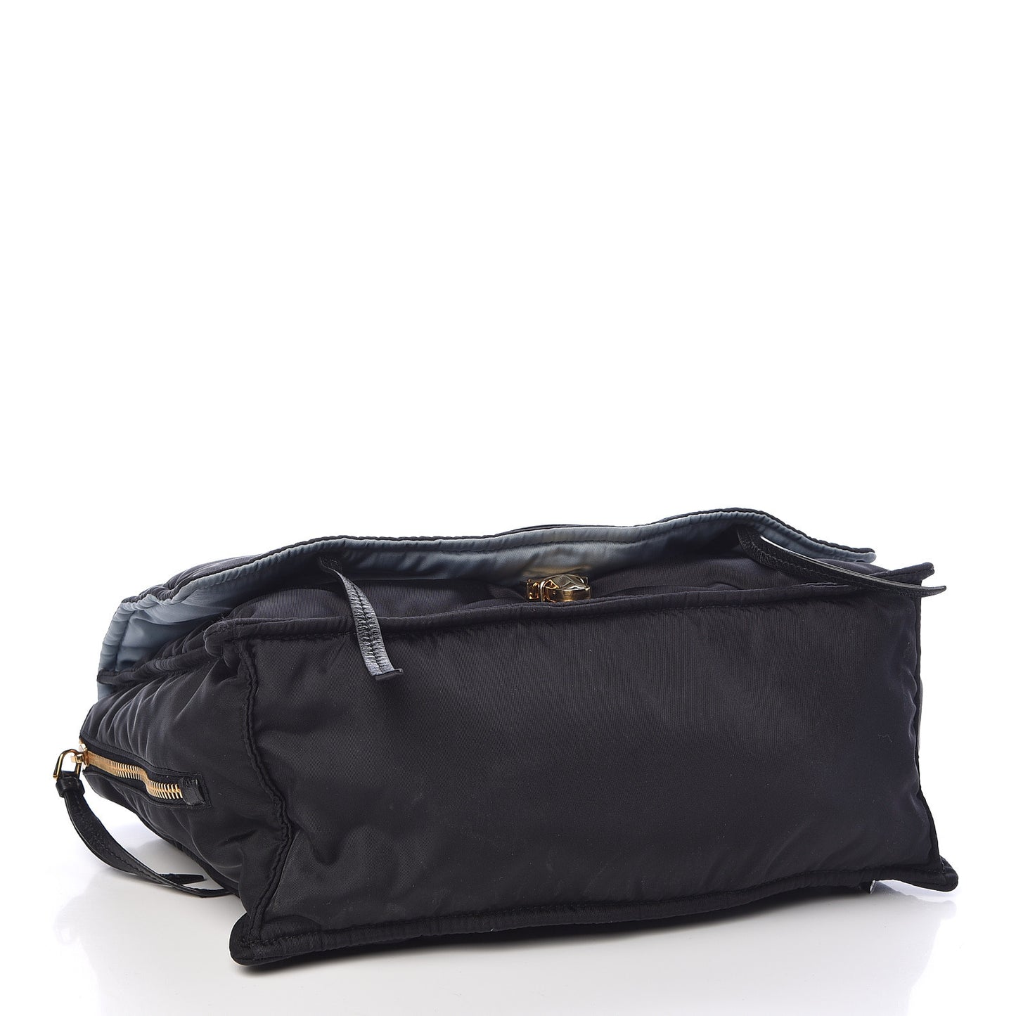 Tessuto Nylon Etiquette Flap Black