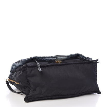 Prada Tessuto Nylon Etiquette Flap Black 5 of 16